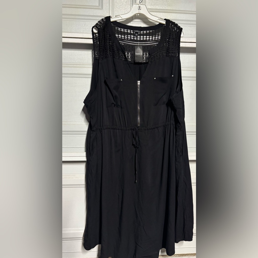 Torrid black Dress with Front Zip - Picture 6 of 8